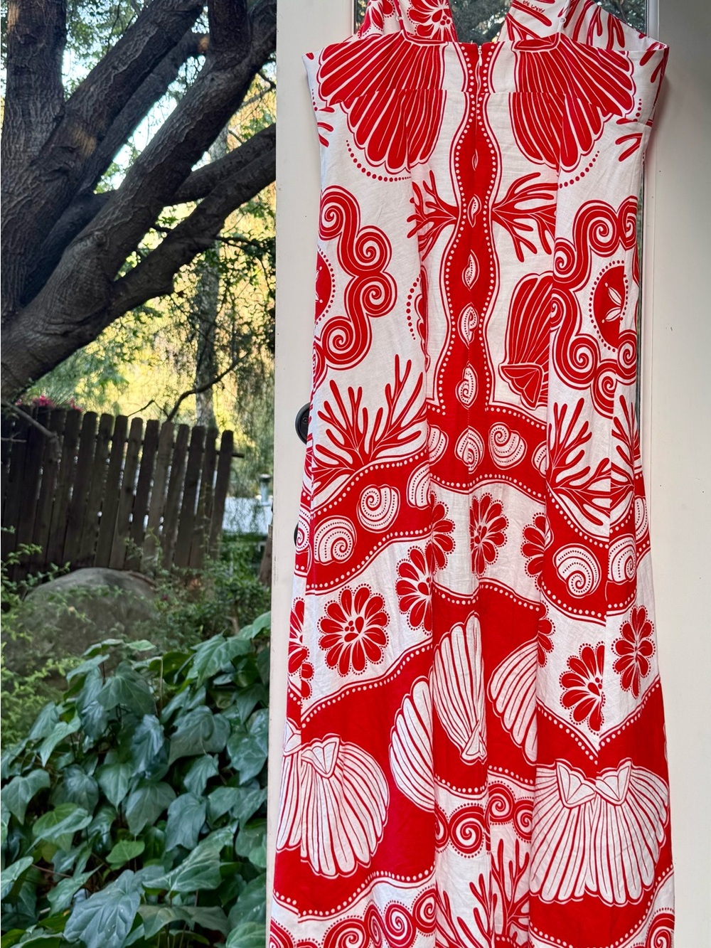 White Ainika Shell Maxi Dress - Picture 5 of 13